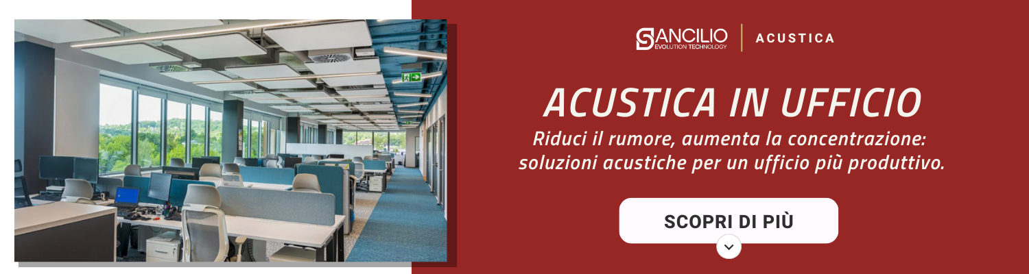 sancilio evotech molfetta - banner acustica fonoassorbenza