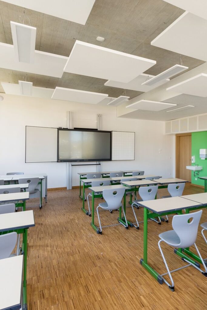 sancilio molfetta evotech - acustica fonoassorbenza riverbero rumore eco aula laboratorio auditorium scolastico 